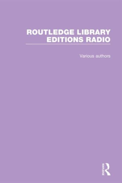 Book cover of: Routledge Library Editions: Radio