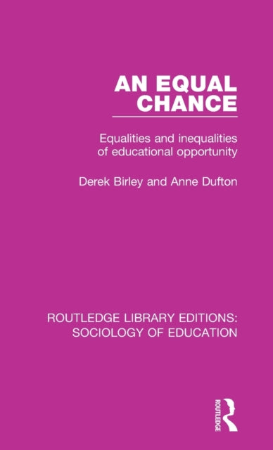 Book cover of: Equal Chance. By: Derek Birley