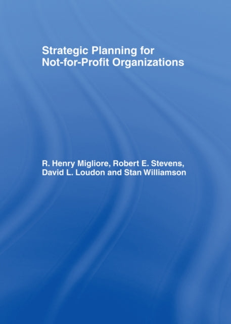 Book cover of: Strategic Planning for Not-for-Profit Organizations. By: William Winston