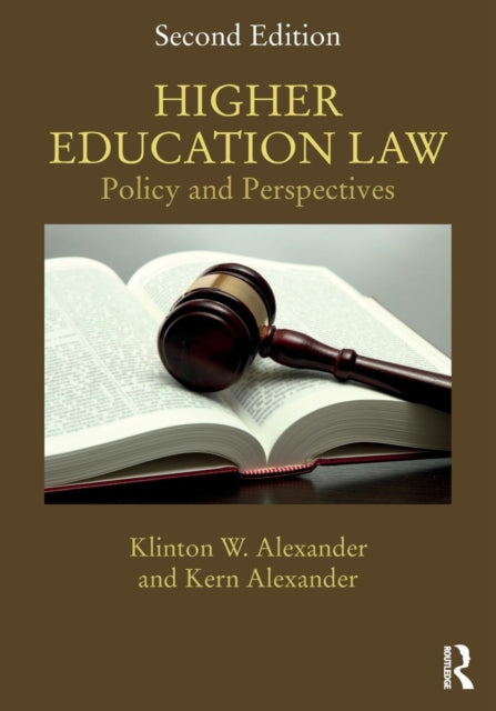 Book cover of: Higher Education Law. By: Klinton Alexander