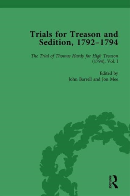 Book cover of: Trials for Treason and Sedition, 1792-1794, Part I Vol 2. By: John Barrell