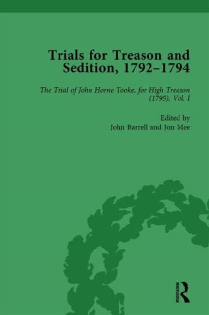 Book cover of: Trials for Treason and Sedition, 1792-1794, Part II vol 6. By: John Barrell