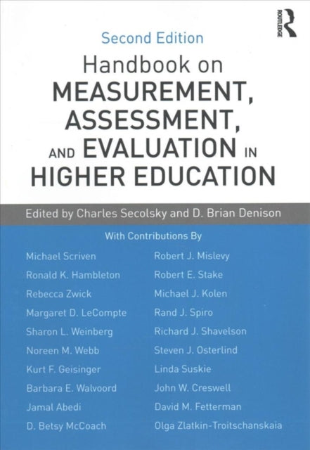 Book cover of: Handbook on Measurement, Assessment, and Evaluation in Higher Education