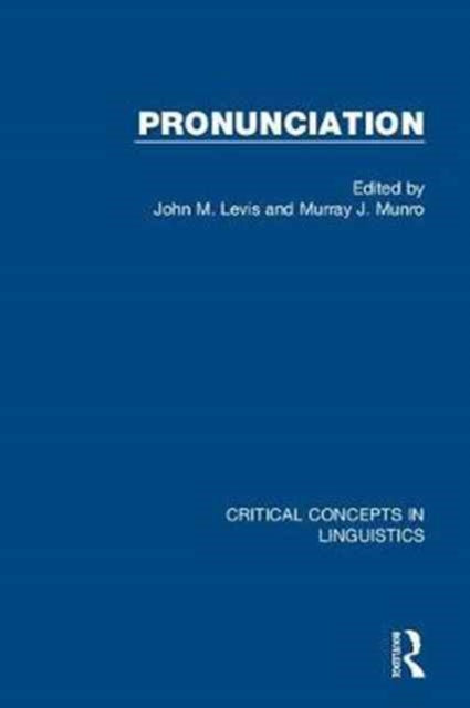 Book cover of: Pronunciation. By: John Levis