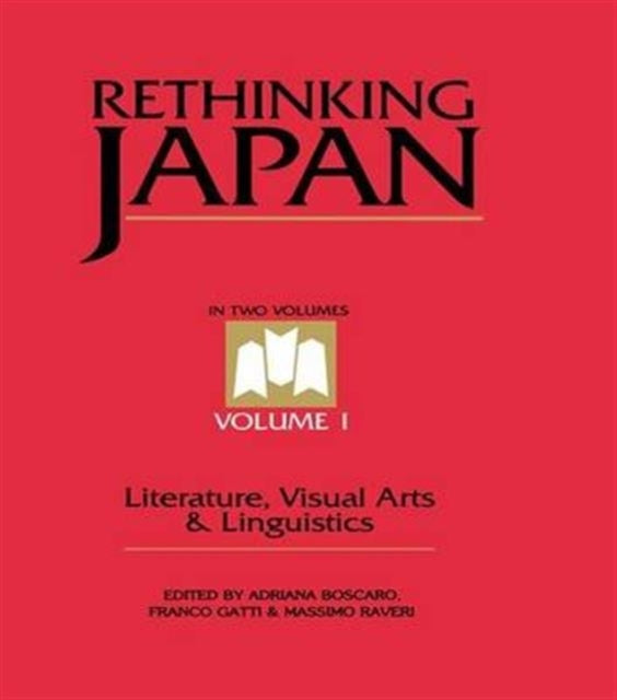Book cover of: Rethinking Japan Vol 1.. By: Adriana Boscaro