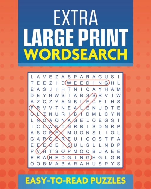 Book cover of: Extra Large Print Wordsearch
