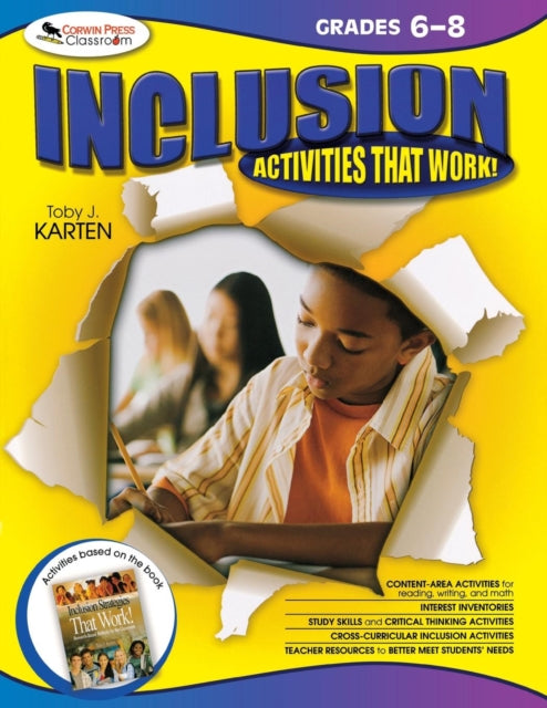 Book cover of: Inclusion Activities That Work! Grades 6-8. By: Toby J. Karten