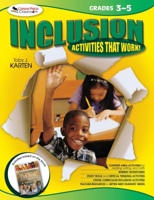 Book cover of: Inclusion Activities That Work! Grades 3-5. By: Toby J. Karten