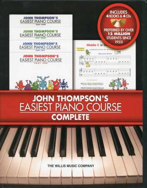 Book cover of: John Thompson's Easiest Piano Course - Complete