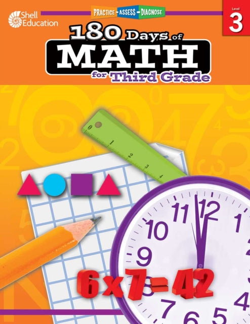 180 Days™: Math for Third Grade, Practice, Assess, Diagnose 9781425808068 Jodene Smith