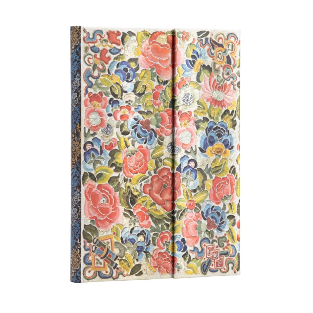 Book cover of: Pear Garden (Peking Opera Embroidery) Midi Unlined Hardcover Journal. By: Paperblanks