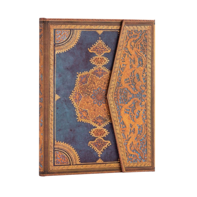 Book cover of: Safavid Indigo (Safavid Binding Art) Ultra Lined Hardcover Journal. By: Paperblanks