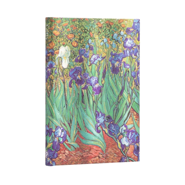 Book cover of: Van Gogh’s Irises Midi Lined Hardcover Journal. By: Paperblanks