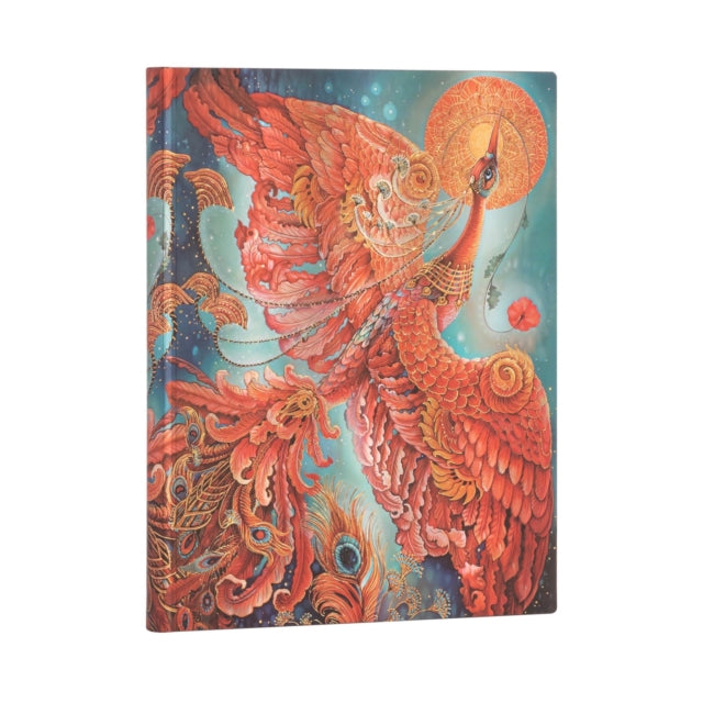 Book cover of: Firebird (Birds of Happiness) Ultra Lined Journal. By: Paperblanks