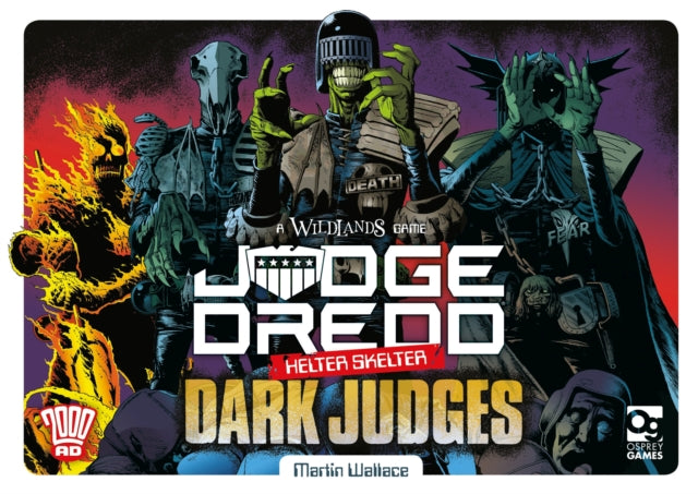Book cover of: Judge Dredd: Helter Skelter: The Dark Judges. By: Martin Wallace
