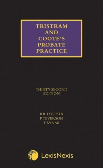 Book cover of: Tristram and Coote's Probate Practice