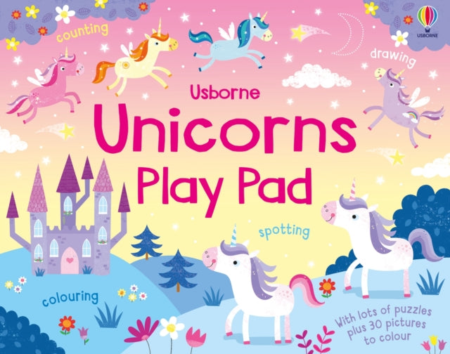 Book cover of: Unicorns Play Pad