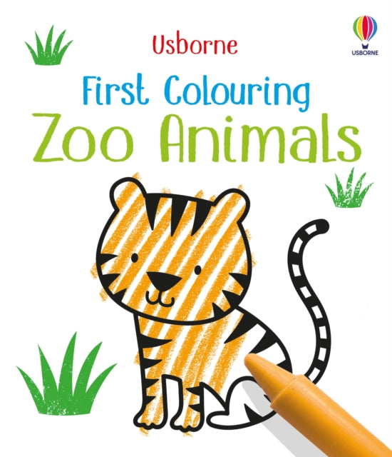 Book cover of: First Colouring Zoo Animals