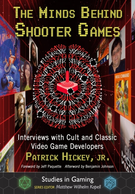 Book cover of: Minds Behind Shooter Games. By: Patrick Hickey
