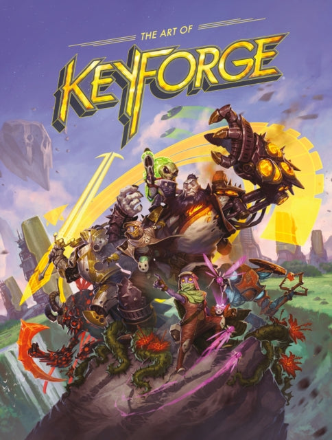 Book cover of: Art of KeyForge. By: Asmodee