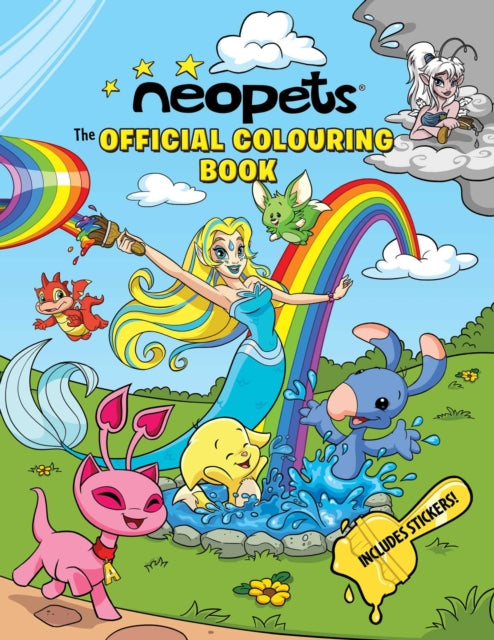 Book cover of: Neopets: The Official Colouring Book. By: Neopets