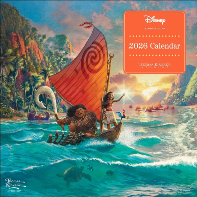 Disney Dreams Collection by Thomas Kinkade Studios 2026 Mini Wall Calendar 9781524896768