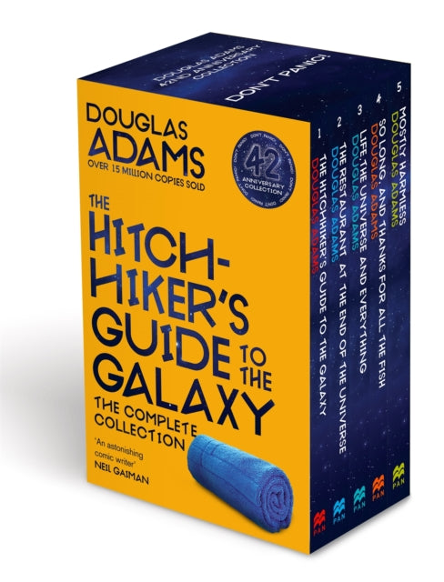 Book cover of: Complete Hitchhiker's Guide to the Galaxy Boxset. By: Douglas Adams