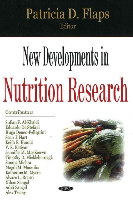 Book cover of: New Developments in Nutrition Research. By: Patricia D. Flaps