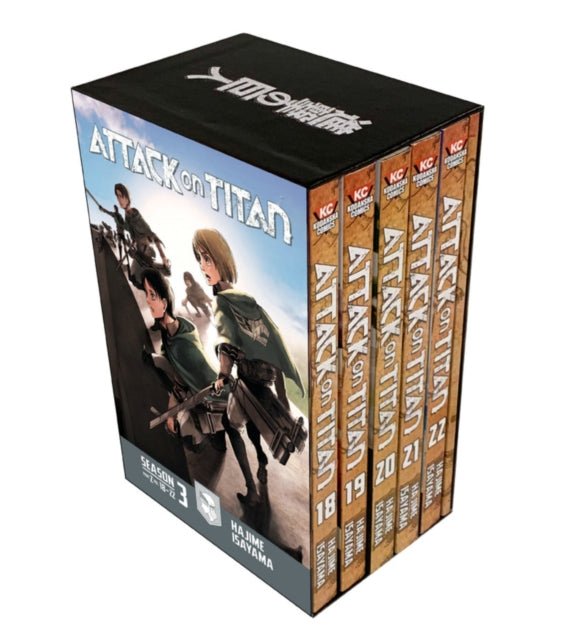 Book cover of: Attack On Titan Season 3 Part 2 Manga Box Set. By: 諫山創