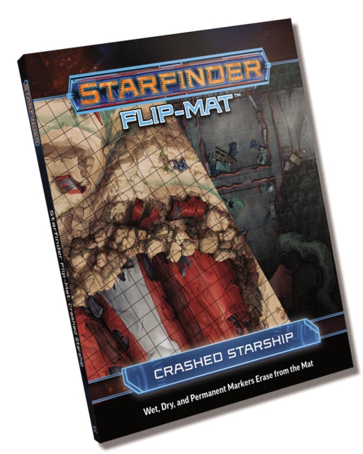 Book cover of: Starfinder Flip-Mat: Crashed Starship