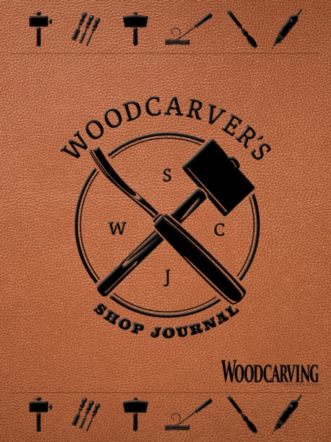 Book cover of: Woodcarver's Shop Journal. By: Quiet Fox Designs Editors