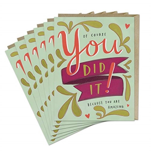 Book cover of: 6-Pack Em & Friends You Did It! Card