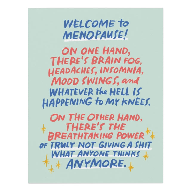 Book cover of: 6-Pack Em & Friends Breathtaking Power Welcome to Menopause Card. By: Em & Em & Friends