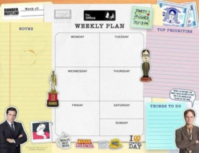 Book cover of: Office: Weekly Planner Notepad. By: Insights