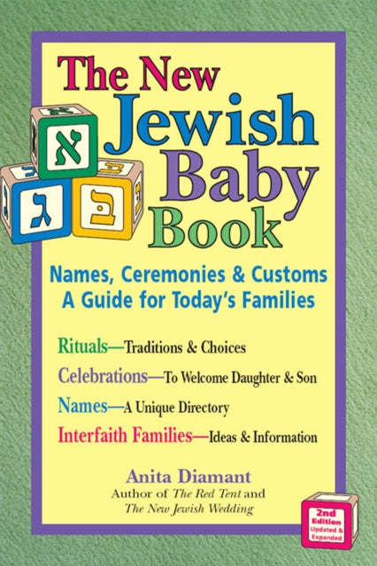 Book cover of: New Jewish Baby Book (2nd Edition). By: Anita Diamant
