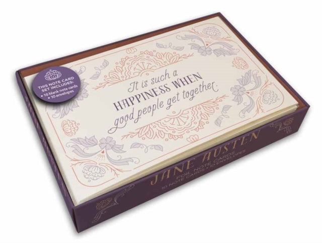 Book cover of: Jane Austen Foil Note Cards