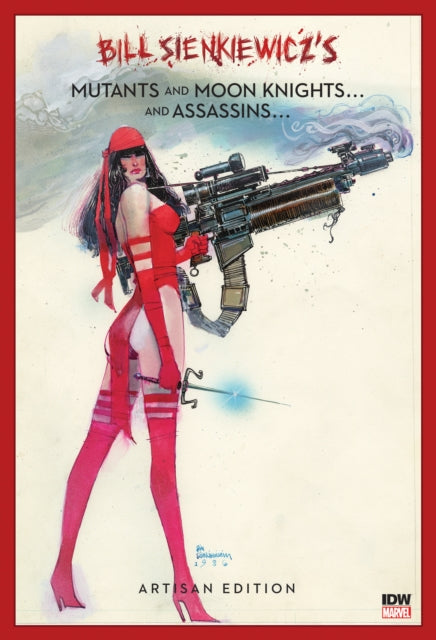 Book cover of: Bill Sienkiewicz's Mutants and Moon Knights and Assassins Artisan Edition. By: Bill Sienkiewicz