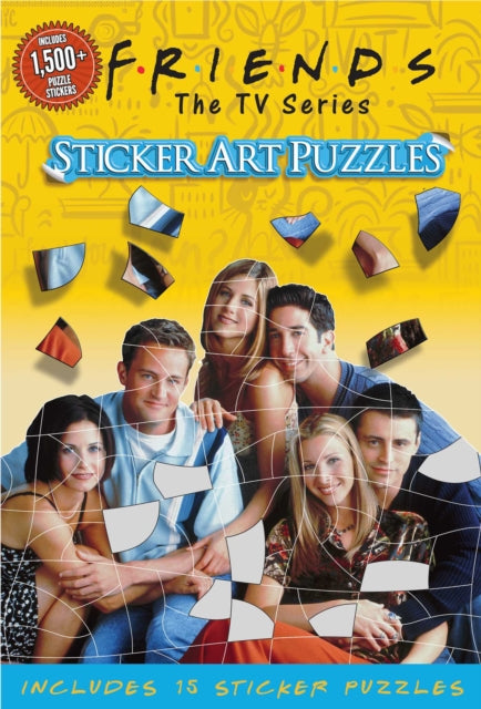 Book cover of: Friends Sticker Art Puzzles. By: Editors of Thunder Bay Press