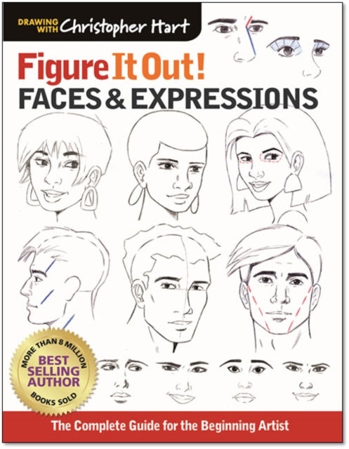 Book cover of: Faces & Expressions. By: Christopher Hart