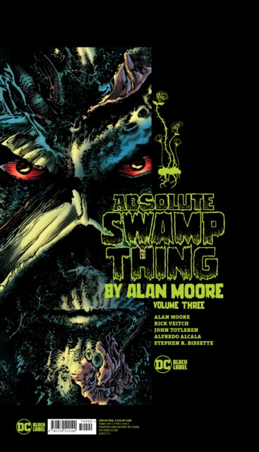 Book cover of: Absolute Swamp Thing by Alan Moore Vol. 3. By: Alan Moore