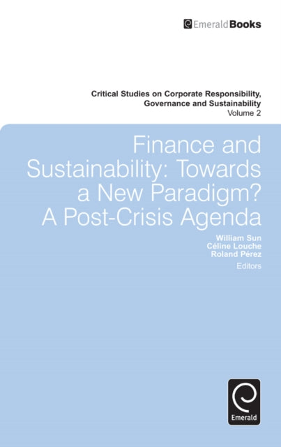 Book cover of: Finance and Sustainability