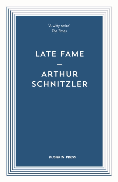 Book cover of: Late Fame. By: Arthur Schnitzler