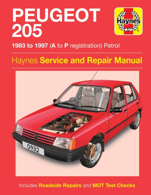 Book cover of: Peugeot 205 Petrol (83 - 97) A To P. By: Haynes