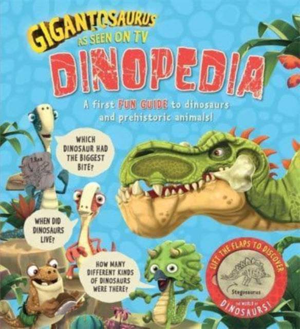 Book cover of: Gigantosaurus - Dinopedia. By: Jonny Duddle