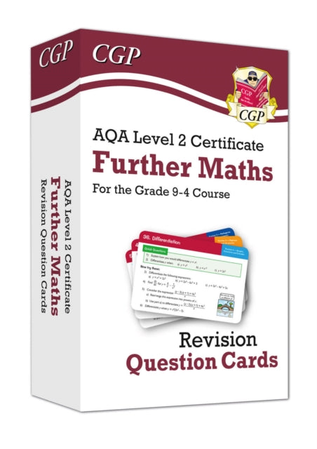 Book cover of: AQA Level 2 Certificate: Further Maths - Revision Question Cards
