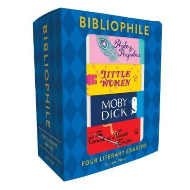 Book cover of: Bibliophile Erasers. By: Jane Mount