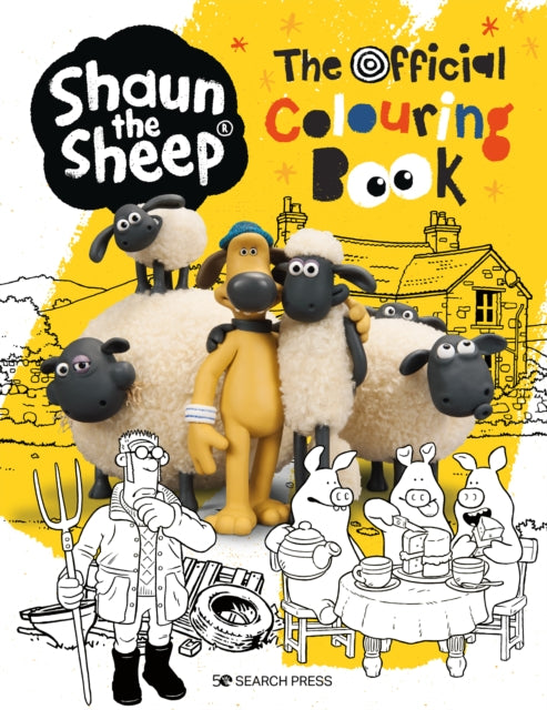 Book cover of: Shaun the Sheep: The Official Colouring Book. By: Aardman Animations Ltd