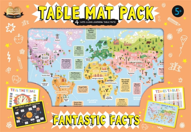 Book cover of: Table Mat Pack: Fantastic Facts. By: Autumn Publishing