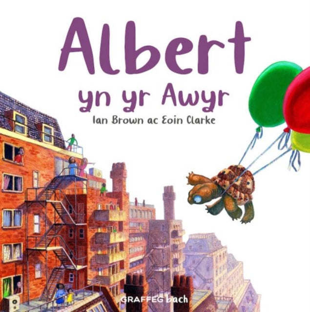 Book cover of: Albert yn yr Awyr. By: Ian Brown