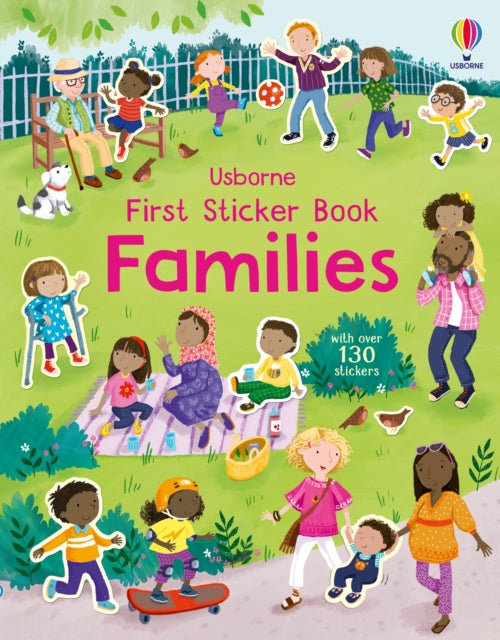 Book cover of: First Sticker Book Families